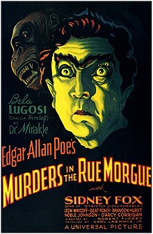 220px Murders in the Rue Morgue 1932 poster