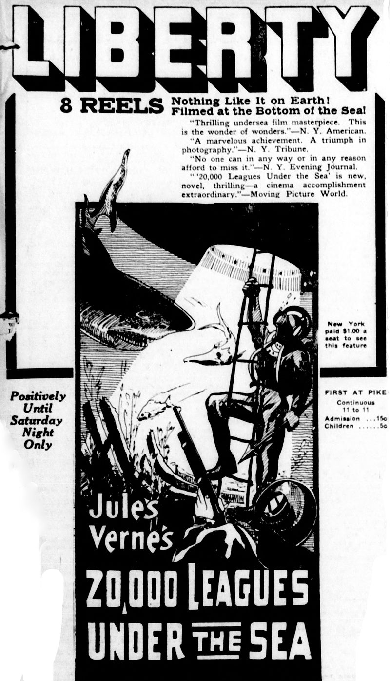 800px 20000 Leagues under the Sea movie ad newspaper1917